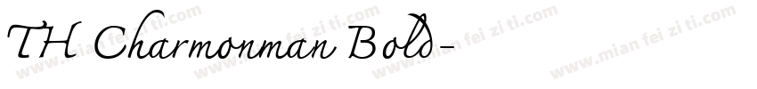 TH Charmonman Bold字体转换